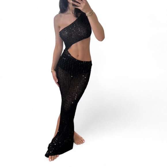 Gia Dress in Black Aya Muse NWOT - Picture 1 of 2